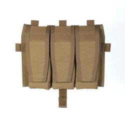 Pew Tactical Triple Porte-Chargeur 556 Detachable Flap - Tan