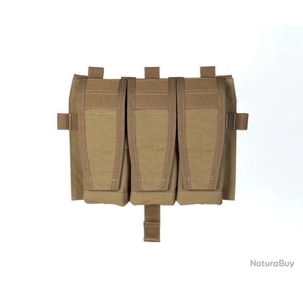 Pew Tactical Triple Porte-Chargeur 556 Detachable Flap - Tan