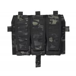 Pew Tactical Triple Porte-Chargeur 556 Detachable Flap - Multicam Noir