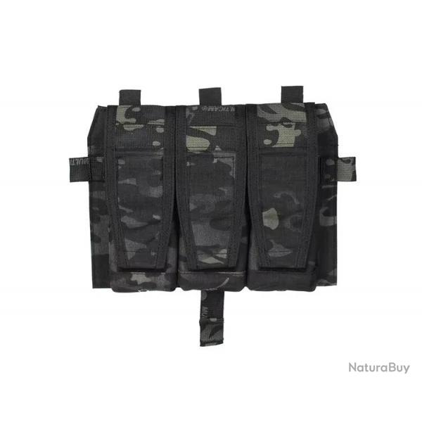 Pew Tactical Triple Porte-Chargeur 556 Detachable Flap - Multicam Noir