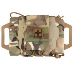 Poche tactique médicale type IFAK - Multicam