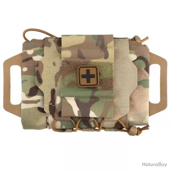 Poche tactique mdicale type IFAK - Multicam