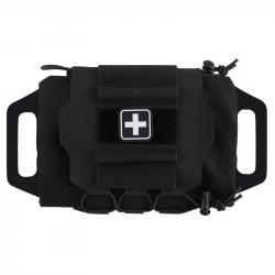 Poche tactique médicale type IFAK - Noir