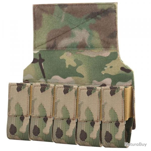 Poche Velcro pour 5 grenades 40mm - Multicam