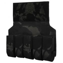 Poche Velcro pour 5 grenades 40mm - Multicam noir