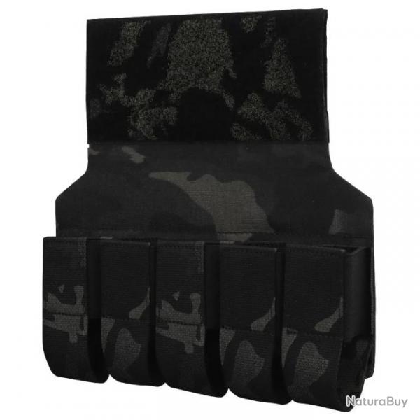 Poche Velcro pour 5 grenades 40mm - Multicam noir