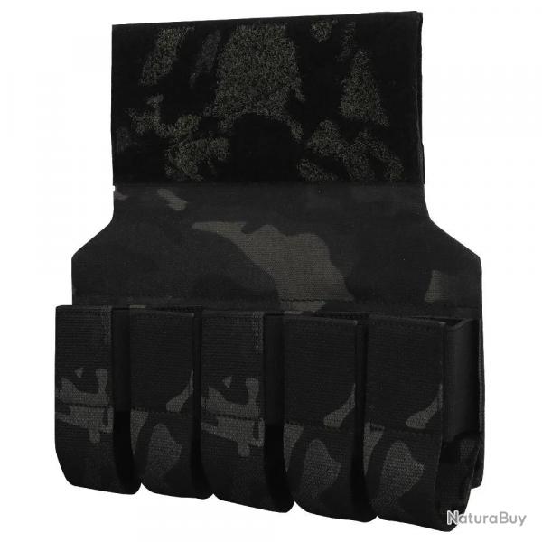Poche Velcro pour 5 grenades 40mm - Multicam noir