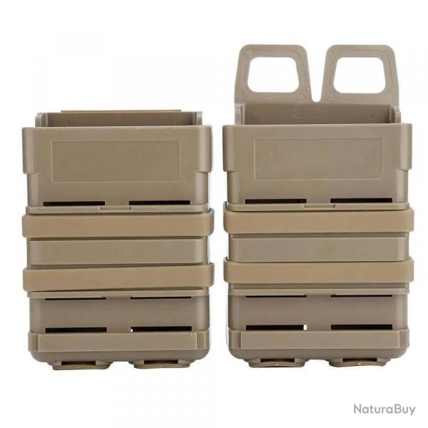 Porte-Chargeur 5.56 Type Fast Mag en Polymre - Tan