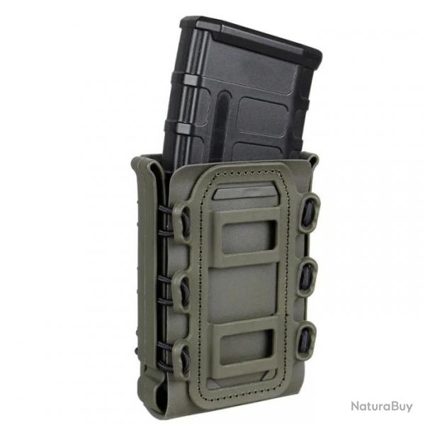 Porte-Chargeur Tactique 5.56 - 7.62 en ABS/Nylon - Foliage Green / CHINA