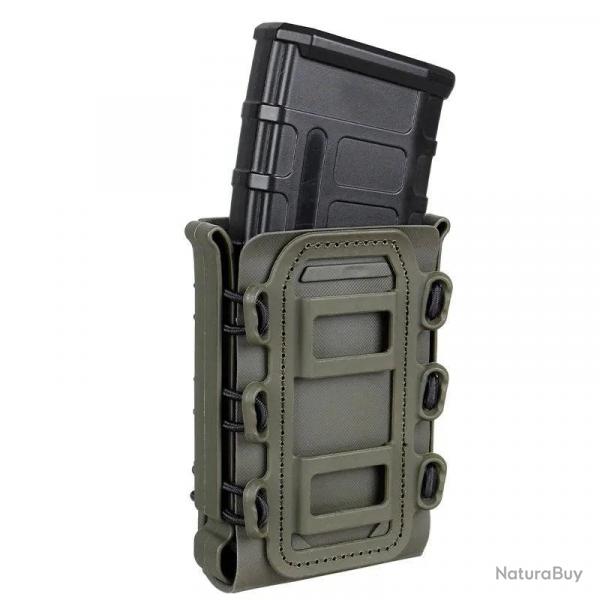Porte-Chargeur Tactique 5.56 - 7.62 en ABS/Nylon - Foliage Green / CHINA