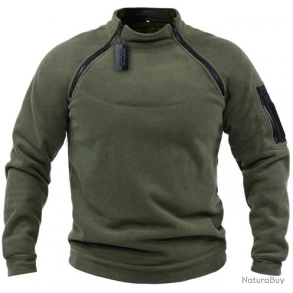 Pull Polaire - Vert OD / L