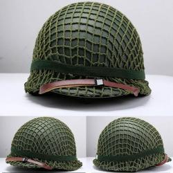 Réplique Casque M1 en métal - Avec Filet