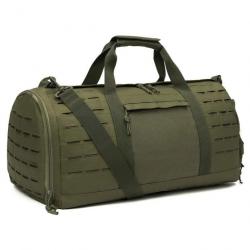 Sac Tactique de Voyage 40L avec Découpe Laser MOLLE - Vert OD