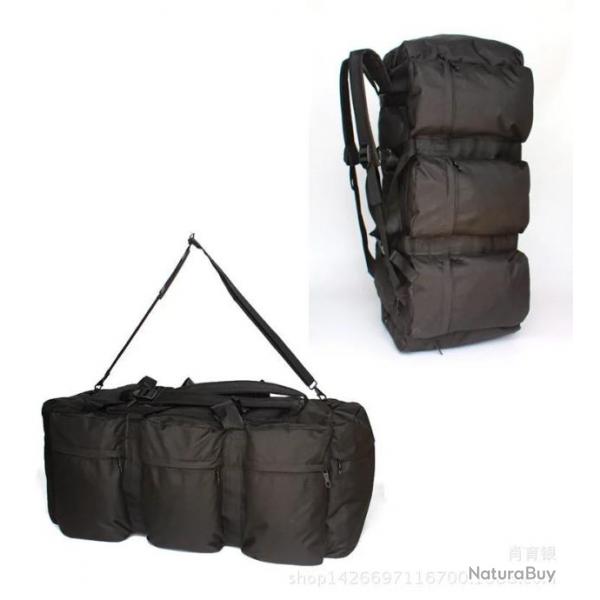 Sac Tactique Polyvalent 100L - Noir