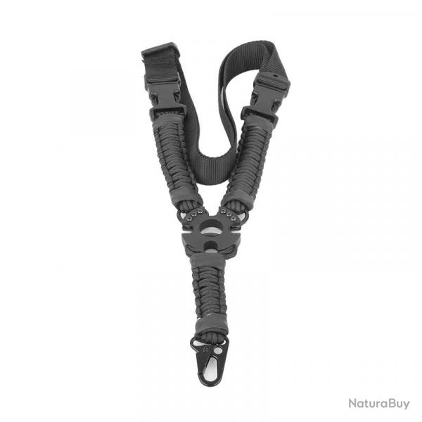 Sangle 1 point en Paracorde - Noir