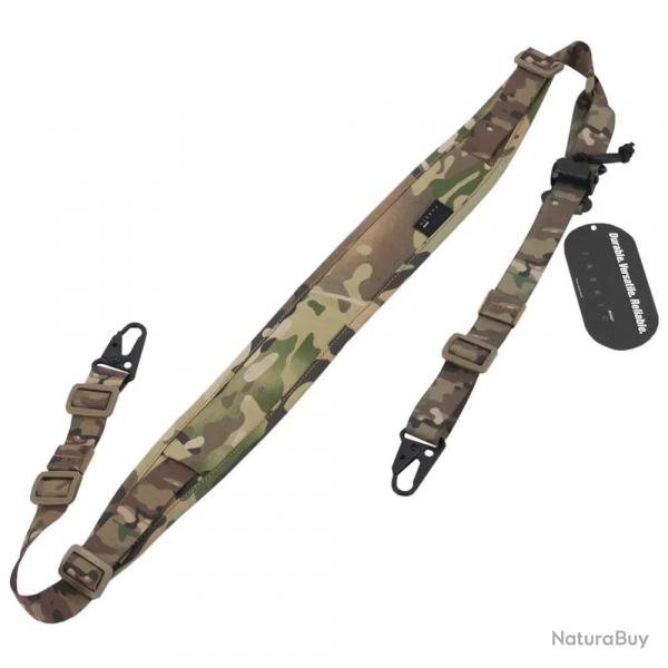 Sangle Tactique Modulaire 2 Points Ajustement Rapide - Multicam
