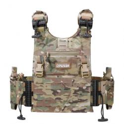 SPANKER Gilet Porte-plaque QD - Multicam