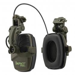Support de Casque Audio Rotatif 360° Pour Casque Type Impact - Vert OD