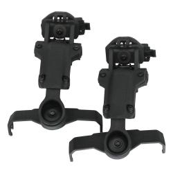Supports de casque audio type SORDIN / LIBERATOR - Noir