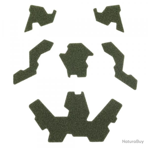 Supports Velcro adhsif Pour Casque - Vert OD
