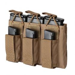 Triple Portes Chargeurs Tactique 5.56 et PA en Nylon - Tan / CHINA