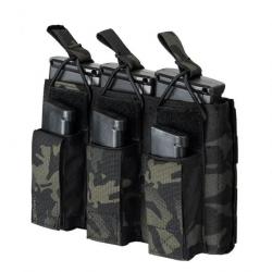 Triple Portes Chargeurs Tactique 5.56 et PA en Nylon - Multicam noir / CHINA