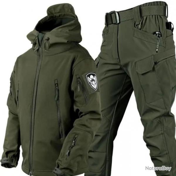 Uniforme SoftShell + Pantalon tactique - Ranger Green / S