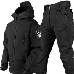 Uniforme SoftShell + Pantalon tactique Noir