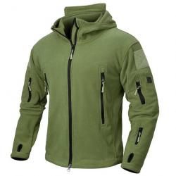 Veste Polaire Militaire - Vert OD / S