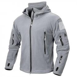 Veste Polaire Militaire - Gris Clair / XXL
