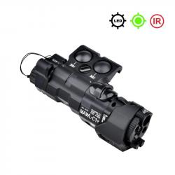 WADSN Boitier Lampe/Laser MAWL C1 METAL NOIR - Laser Vert