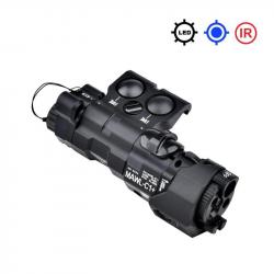 WADSN Boitier Lampe/Laser MAWL C1 METAL NOIR - Laser Bleu