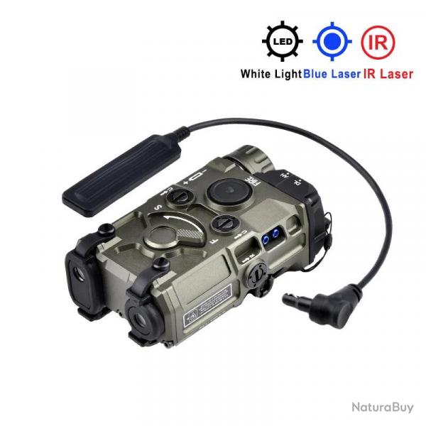 WADSN Boitier Lampe/Laser OGL METAL Foliage Green - Laser Bleu