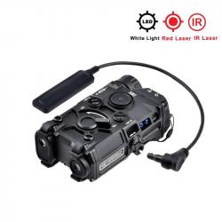 WADSN Boitier Lampe/Laser OGL METAL NOIR - Laser Rouge