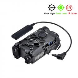 WADSN Boitier Lampe/Laser OGL METAL NOIR - Laser Vert