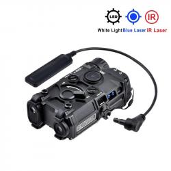 WADSN Boitier Lampe/Laser OGL METAL NOIR - Laser Bleu