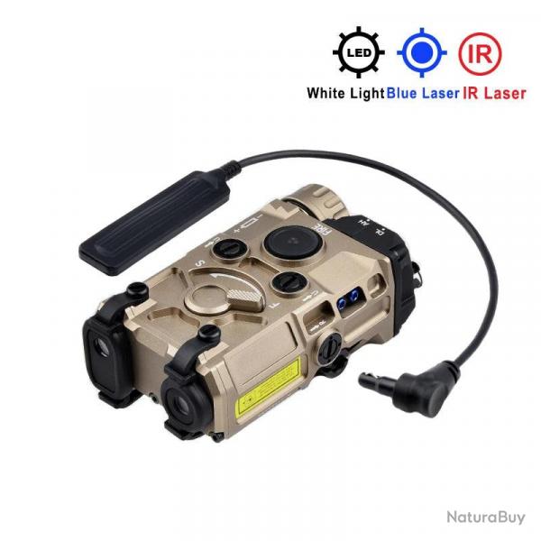 WADSN Boitier Lampe/Laser OGL METAL TAN - Laser Bleu