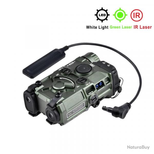 WADSN Boitier Lampe/Laser OGL METAL Vert OD - Laser Vert