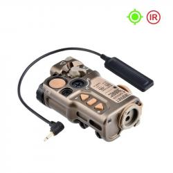 WADSN Boitier Laser & IR RAID-X TAN - Laser Vert