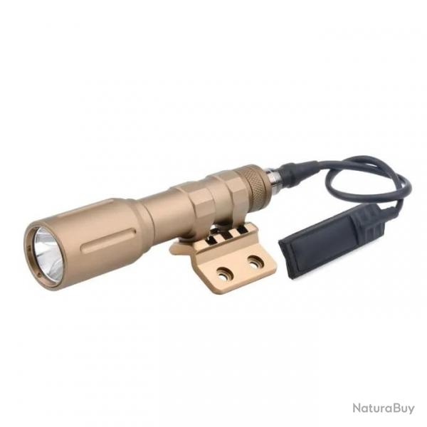 WADSN Lampe Tactique PLH v2 TAN - Avec bouton dport