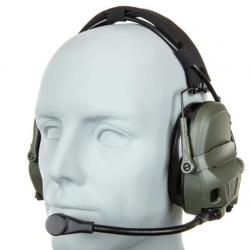 WoSport Casque de communication HD-17 Gen6 - Vert OD / CHINA