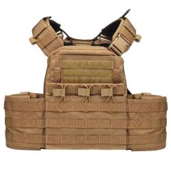 WoSport Gilet Porte-Plaque Type CPC - Tan