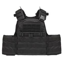 WoSport Gilet Porte-Plaque Type CPC - Noir