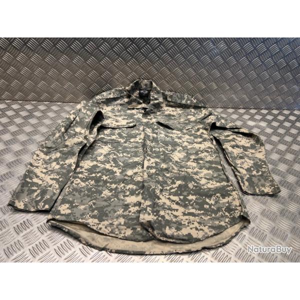 chemise tactique manches longues ripstop long sleeve mil-tec camo digital taille s