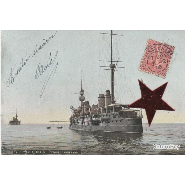CPA - MARINE Militaire Franaise  - G "LE COND " Croiseur Cuirasse  N812