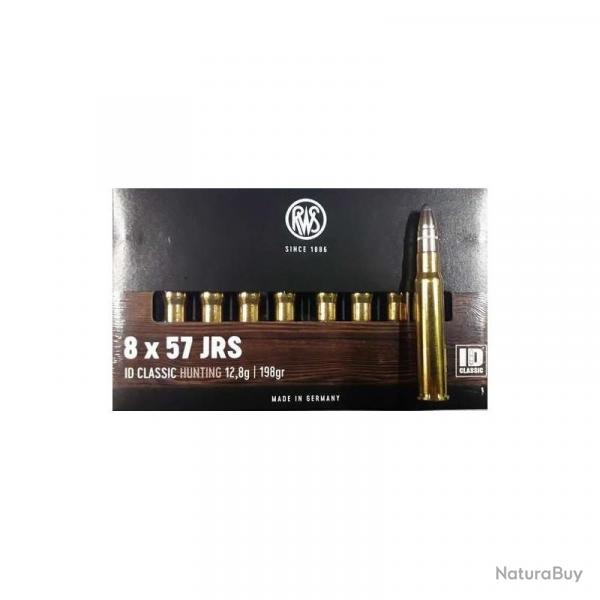 Munitions RWS calibre 8x57 JRS ID classic 12.8g x20