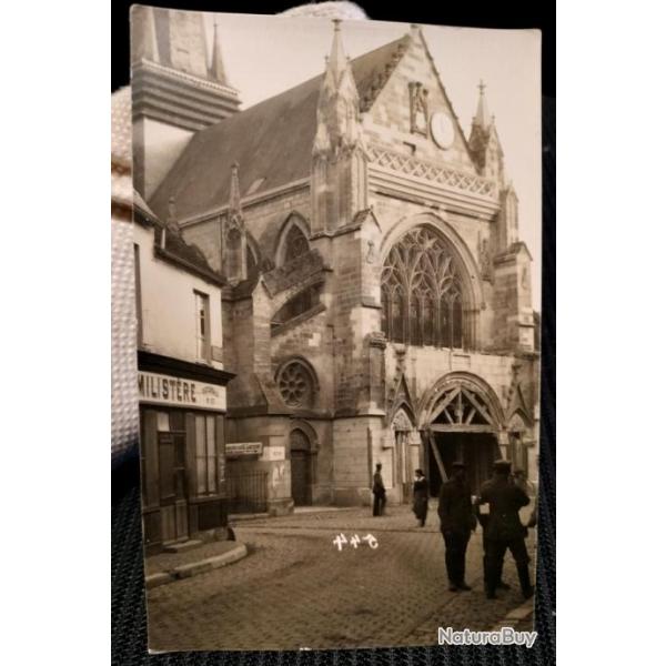 Photo de soldats allemands devant Notre-Dame-de-Liesse, La Basilique WW1