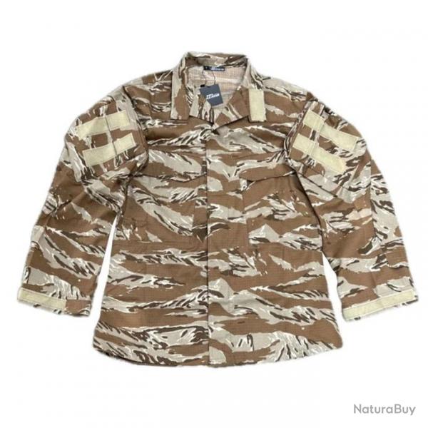 TacticalTom Chemise Treillis Tiger Stripe Desert - TigerSDesert / S