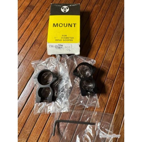 FIXATION DE LUNETTE MOUNT TM-13 RIFLE SCOPE NEUF JAMAIS MONT