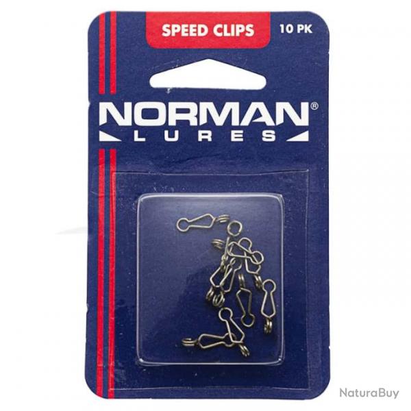 Agrafes Speed Clip Norman Lures 15 mm